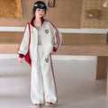 Girls' Fall Jacket & Casual Pants Set