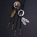 New Import Niche Fashionable Accessory Western Alloy Feather Punk Breeze Choker Bestseller Unisex Necklace