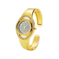 CANSNOW EU Grid Elegant Hand Cross-Border Export Bestseller Women Bangle Watch Bracelet Quartz Womens Watch Wholesale