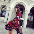 Women's Ethnic Shawl + Cape 2026 - Red