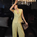 Summer Luxury Linen Cotton Lightweight 3-Piece Set