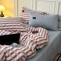 Cherry Soda / 0.9m Bed - 3-Piece Flat Sheet - Fits 150x200cm Duvet