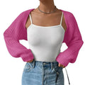 Women's Relaxed Knit Long Sleeve Cardigan 2026 | Layered Cardigan - White