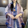 Women's Summer Ethnic Retro Frog Button Sun-Protection Shawl 2026 - As Pictured