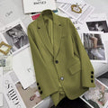 Women's Fall Casual Elegant Blazer + Top 2026 | Casual Blouse - Ginger Yellow