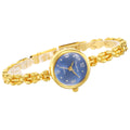 2025 New Deep Blue Round Small Dial Cross-Border Watch Supply Wholesale Compact Women Bracelet Watch