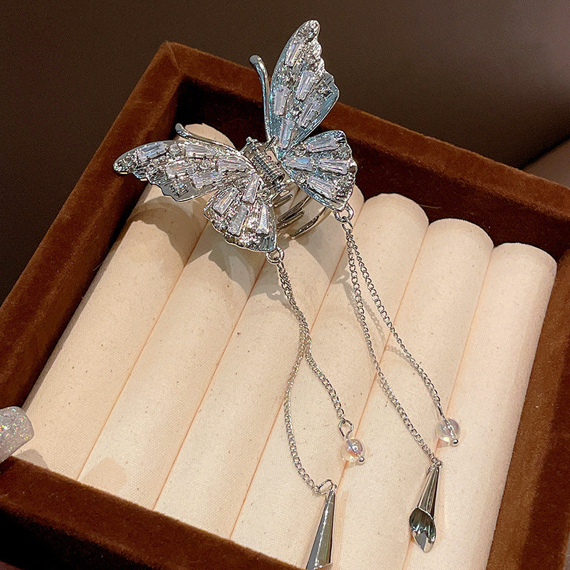 Dreamy Blue Butterfly Hair Clip - view 8