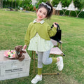 Girls' Striped Athletic Hoodie 2-Piece Set