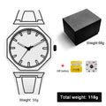 Cross-Border Hit Fashionable Silicone Watch Unisex Simple Two Times Element Comic Style Creative Numbers Waterproof Quartz Watch