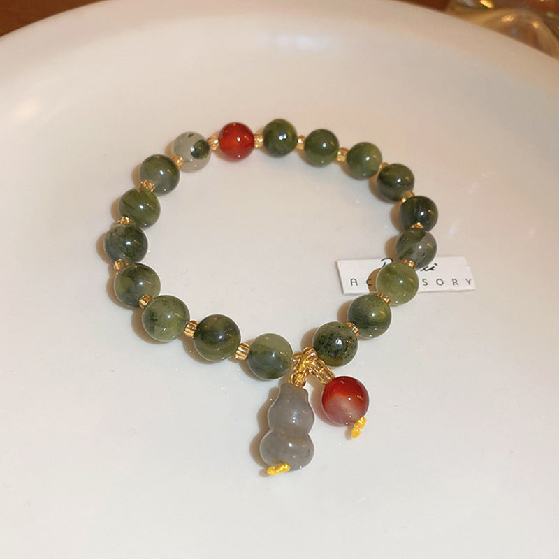 Handmade Strawberry Quartz Beaded Bracelet - view 6