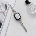 Fits Apple watch Band Rhinestone Stainless Heart Apple Band