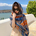 Women's Ethnic Shawl + Cape 2026 - Red