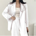 Women's Fall Professional Fashion Blazer + Pants 2-Piece Set 2026 - Sky Blue