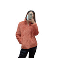 Women's Fall-Winter Wool Fleece Stand Collar Cardigan + Jacket 2026 - Milk White