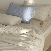 As At The Start / 1.5m Bed - 4-Piece Flat Sheet - Fits 200x230cm Duvet