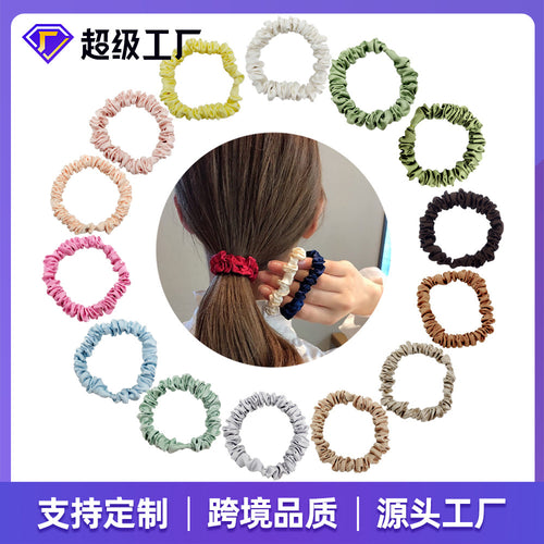 Satin Hair String Fits Women Headband Hair Tie Simple Satin Small Cord Hair Tie Hair Tie Wholesale