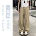american quick-drying overalls for women 2026 summer thin loose high-waist casual wide-leg sports pa