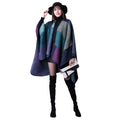 Women's Fall-Winter Ethnic Versatile Slit Plaid Shawl + Cape 2026 - Red