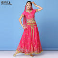 Women's Sequin Long Skirt Set 2026 | Summer Mini Skirt - Red