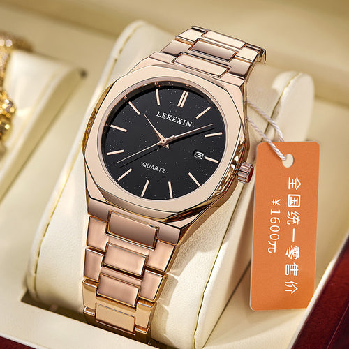 Watch Men Starry Sky Cross-Border Hit Fashionable Formal Casual Mens Watch Factory Supply Export Bestseller Style