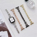 Fits Apple watch Band Rhinestone Stainless Heart Apple Band
