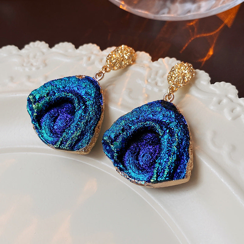 Vintage Resin Statement Earrings - view 6