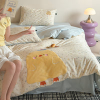 Little Chicky / 1.2m Bed - 3-Piece Flat Sheet - 150x200cm