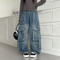 Girls' Trendy Cargo Wide-Leg Jeans - Fall 2026
