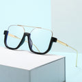 Western New Sunglasses Big Frame Slender Face Pair Bridge UV-Protection Glasses Women Overseas Bestseller Fashionable Sunglasses
