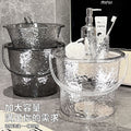 water corrugated bucket household water storage thickened plastic bucket laundry portable small buck