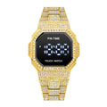 Item Time Men Digital Watch Export New Simple Digital Display Formal Watch Full Diamond Waterproof Watch Men Premium