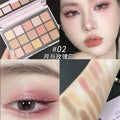 马卡龙15色眼影盘截断妆大地色玫瑰盘学生平价女彩妆舞台妆眼影