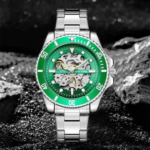 Drop Ship Item Time Watch Men Mechanical Self-Winding Submariner Style Mechanical Formal Watch Men Niche Premium Waterproof