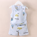 Women's Korean Sleeveless Lightweight Tank Top + Shorts Set 2026 - Teal