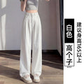 Summer Retro Tencel High Waist Lightweight Loose Wide Leg Pants