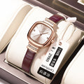 Swiss Brand Waterproof Ladies Watch Ultra Thin Fashionable Small Square Watch TikTok Kuaishou Live AliExpress Bestseller Custom