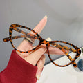Prescription Glasses Retro Glasses Frame Western Cat-Eye Trendy Blue-Light Lens Simple Personality Fashionable Student Prescription Sunglasses