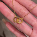 新款星月项链饰品女轻奢小众高级感日月星辰吊坠锁骨链送女友礼物