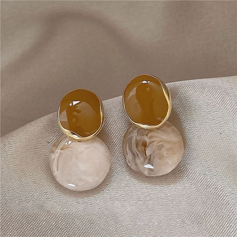 Vintage Gold-Tone Stud Earrings - view 7