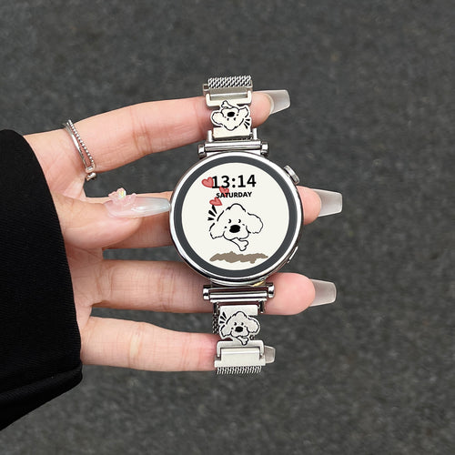 Fits Huawei gt5 / 6 Watch Band New gt7 Metal Magnetic watch gt4 Watch Chain 5pro Women Summer