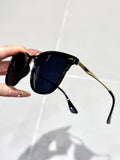 Fashionable Stud Metal Women Sunglasses Western Retro Sun-Proof Sunglasses Men Driving UV-Proof Sunglasses