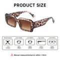 Personality Square Frame Width Temple Women Sunglasses Design Premium Sunglasses Overseas Retro Big Frame Simple Men Sunglasses