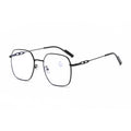 Photochromic Prescription Blue-Light Glasses Women Student Style RedNote Influencer Big Frame Bare Face Glasses Frame Gray Photochromic Myopia Glasses