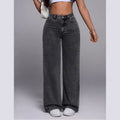 High Waist Drapey Loose Straight Leg Wide Leg Pants + Pants