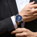 Swiss Brand New Glow Multifunction Mens Watch Waterproof Quartz Watch Live Export Bestseller Drop Ship