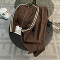 Fall Sporty Fashion Wide Leg Pants + Hoodie + Jacket 2-Piece Set