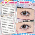 No-Glue Lazy Cat Lower Lashes - Natural Volume, Segmented & Reusable