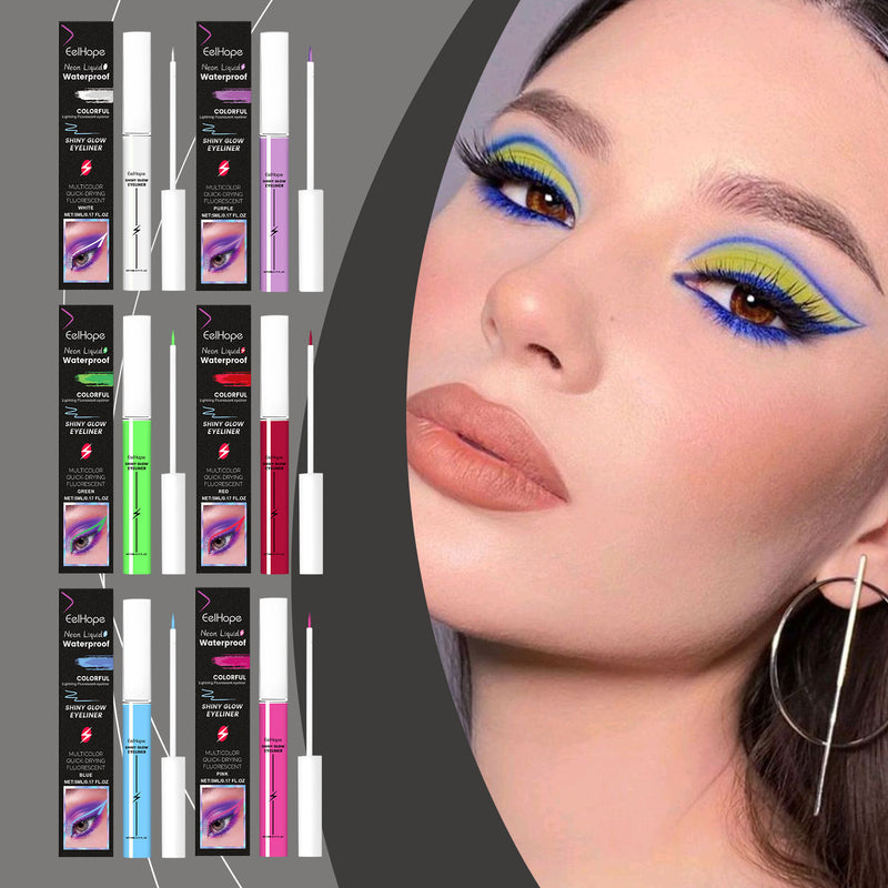 EELHOPE Neon Liquid Eyeliner - Vibrant Colors, Smudge-Proof & Waterproof