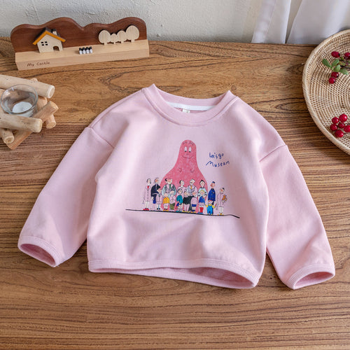 Girls' Printed Hoodie and Leggings 2-Piece Set