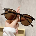 Western Round Sunglasses UV-Proof Tortoise Shell Stud Wear Jewelry Driving Sunshade Sun-Proof Women Sunglasses Premium